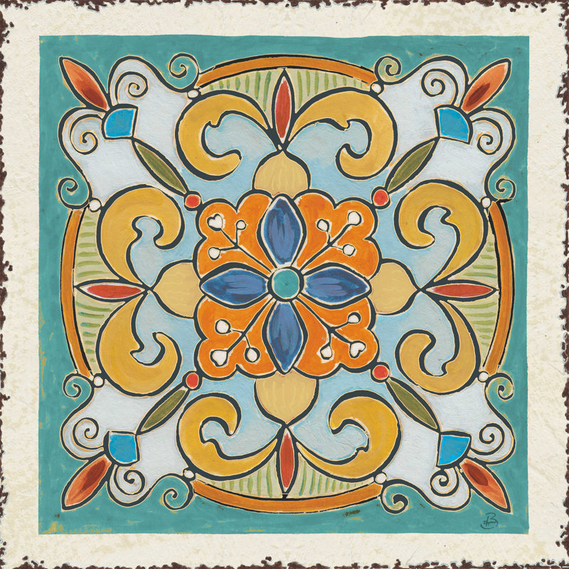 Style méditerranéen VII, H 12 po x l 12 po