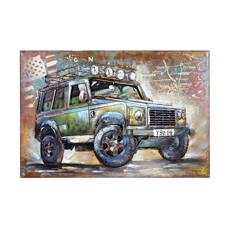 No Frame Painting on Metal
