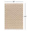 Tali Checkered Handmade Flatweave Area Rug in Brown/Beige-796729438
