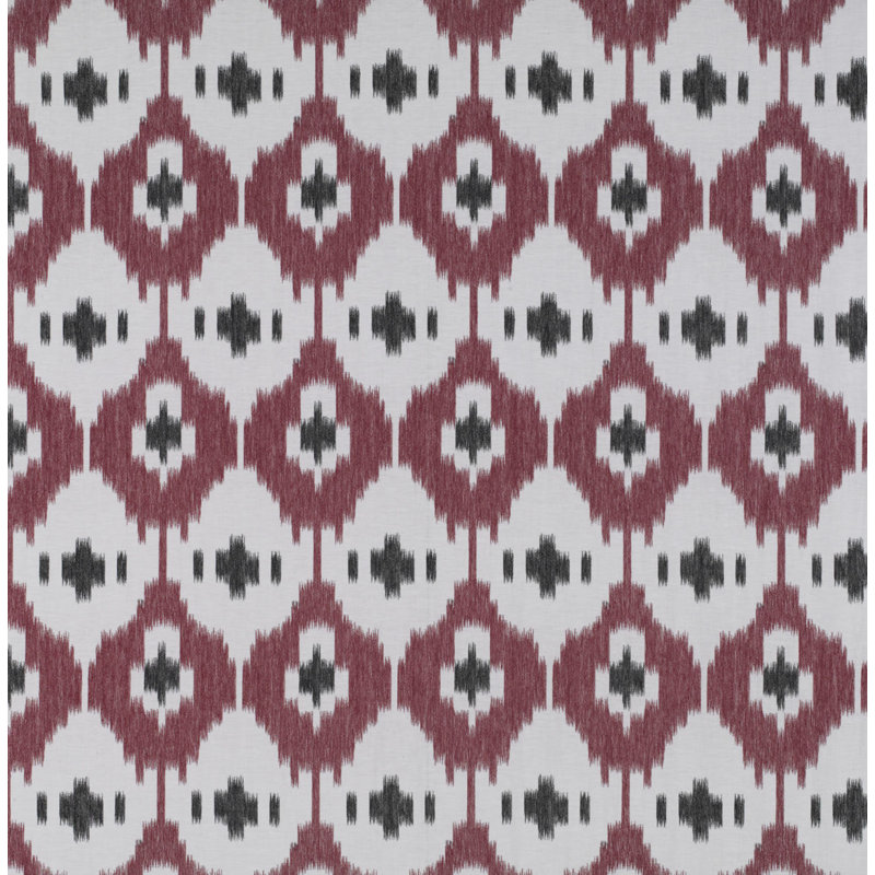 Tierras Panarea Fabric, Rojo/Onyx