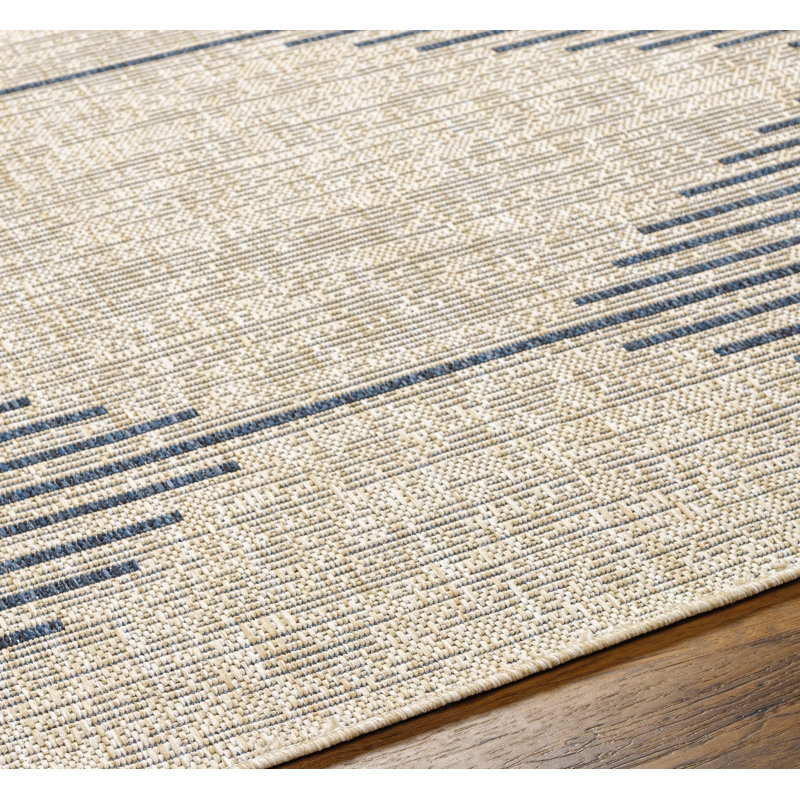Tapis intérieur / extérieur Isidro , Rectangle de 5 pi x 8 pi