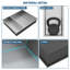 Double tablette de niche en acier inoxydable 21 "X 17"-550905382