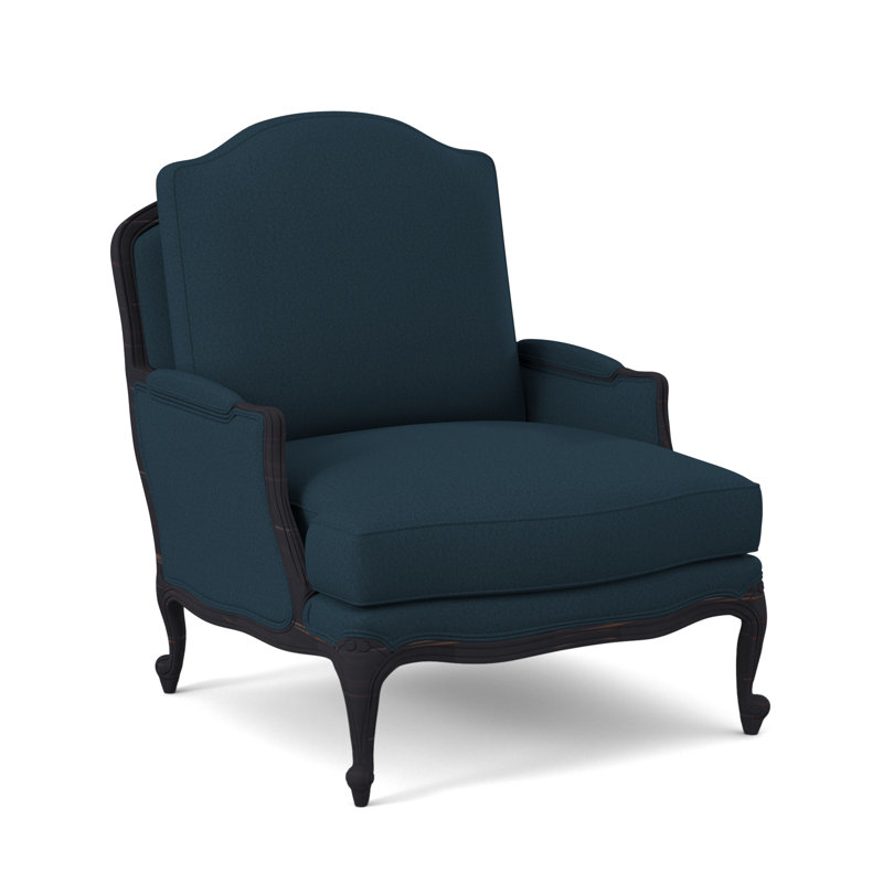 Fauteuil St. Helena, Ébène vintage, Lagon Margaret