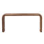 Wynne 65" Wide Mindi Wood Console Table, Medium Brown