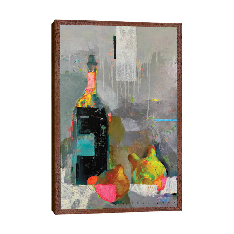 Pears 1 Piece Painting on Canvas, 101.6 cm H x 66.04 cm W, Classic Wood Framed