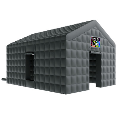 Pop-Up Nightlife AMERLIFE Large Black Inflatable Night Club Tent for Adults with 2 Side Doors