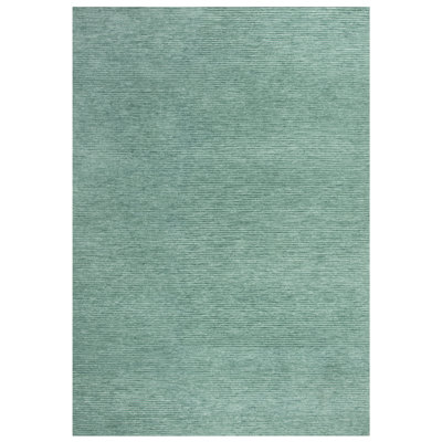 Tapis turquoise / bleu touffeté à la main Waterton