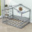 Hayti Wooden Platform Bed with Fence and Slats-1870990442-1870990441