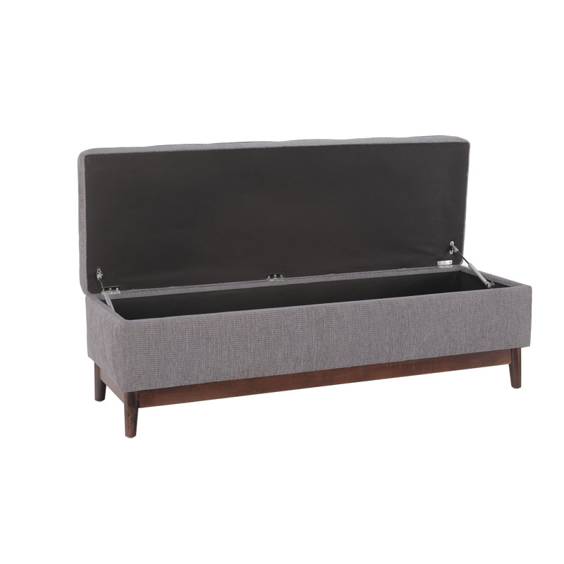 Banc de rangement Gisbert 2, Bleu ardoise
