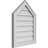 Peaked Top Surface Mount Signature Urethane Non-Functional Gable Vent 10/12 Pitch Primed Tan-101741642
