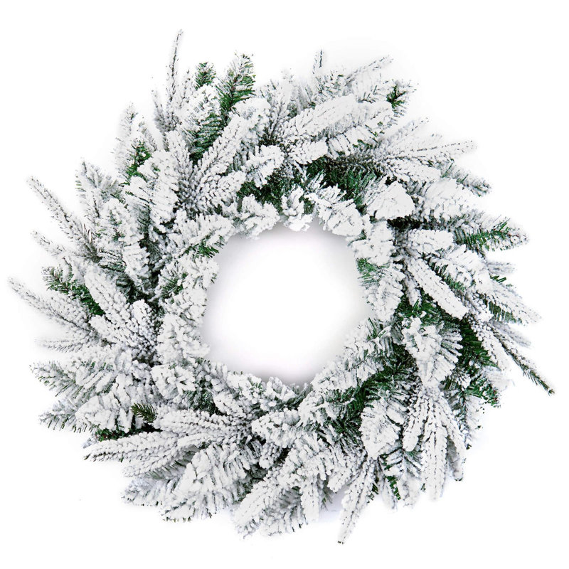 Faux Lighted PVC 21.65cm Christmas Wreath