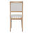 6-Piece Retro Dining Set, 1 Rectangular Table with 4 Upholstered Chairs and 1 Bench-1639635392