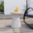 Round Concrete Outdoor Side Table