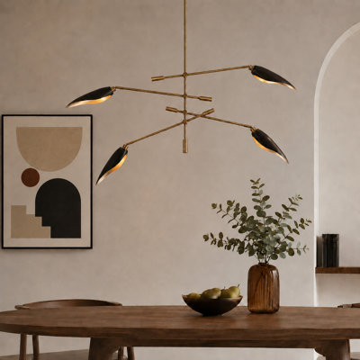 Lustre spoutnik en métal 8 lumières Lakendria 