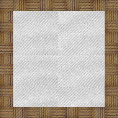Tapis abstrait blanc cassé / brun