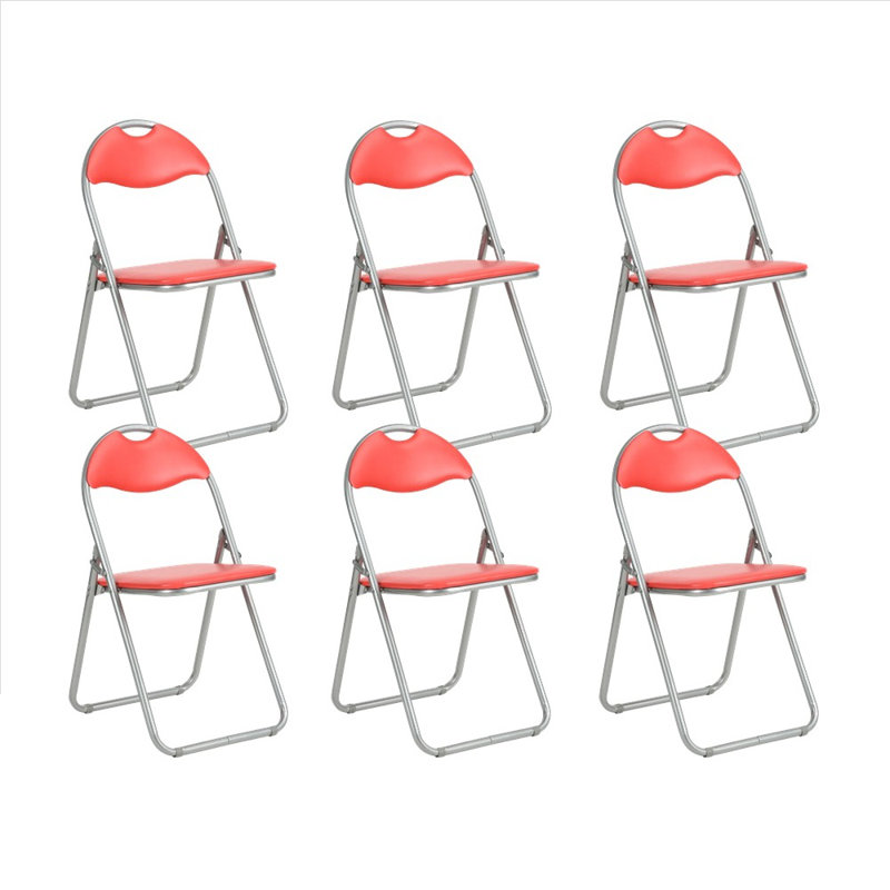 Padded Folding Chair, Red