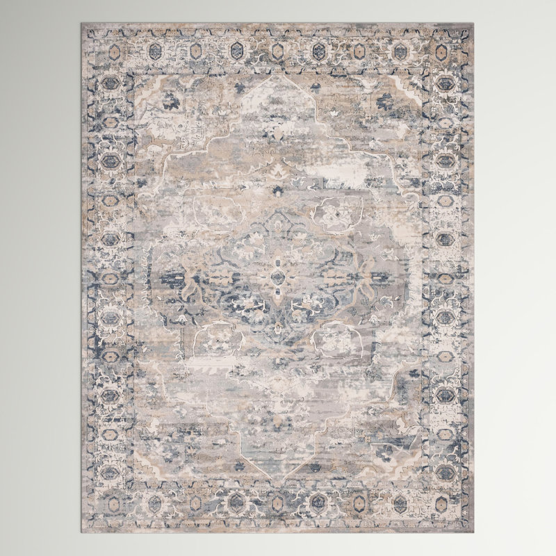 Tapis oriental gris Cambrie, Rectangle 2 pi 2 po x 3 pi 1 po