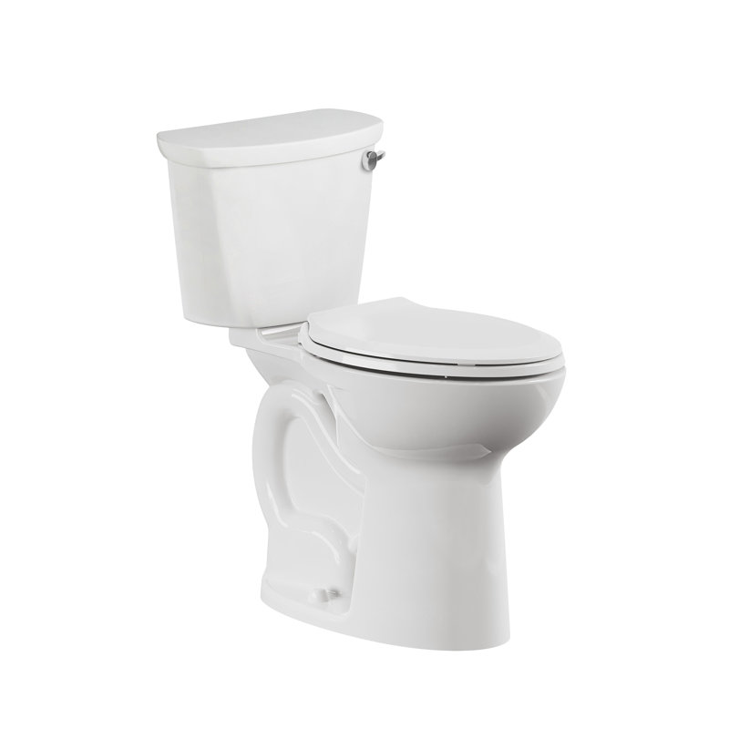 Cadet PRO Two-Piece 1.28 gpf Tall Height Elongated Right-Hand Trip Lever Toilet Less Seat, 32.88" H x 17.38" W x 30.13" D