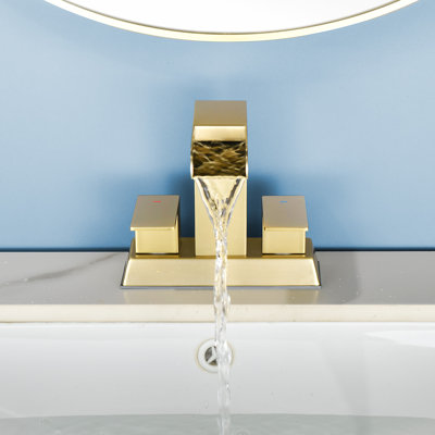 Bathroom Sink Faucet 4 Inch Bathroom Faucets For Sink 2-handle Faucet With Pop-up Drain Vanity Faucet Modern Bathroom Lavatory Faucet
