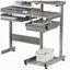 Bureau d'ordinateur complet, gris-1896454866