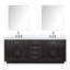 Ensemble de meuble-lavabo double 84 "avec miroir 84"-82319060-82319061
