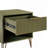 Dumbo 20" Fluted Nightstand In Olive Green (1-Drawer)-1077747529