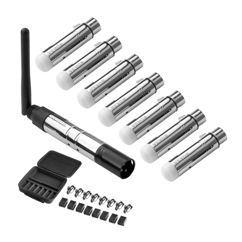 Contrôleur émetteur-récepteur sans fil pour 8 lumières, Argent argent
