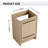 24'' Single Bathroom Vanity Base