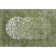 Tapis olive Cerrito lavable à la machine de qualité supérieure