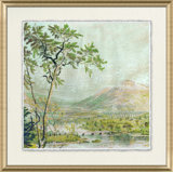 On Distant Hills I Painting