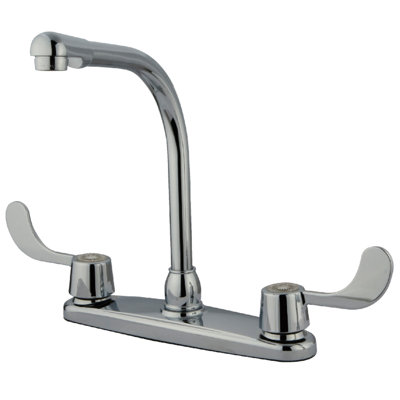 Kingston Brass Two-Handle 2-Hole 8" Centerset Kitchen Faucet