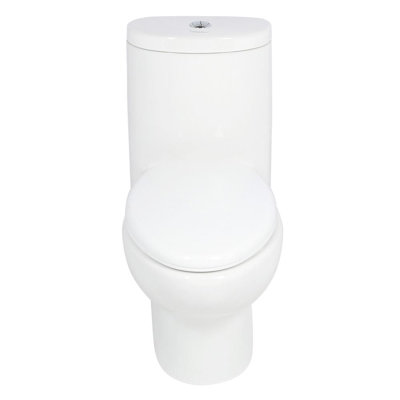 Whitehaus Collection Magic 1.6 Gallons GPF Elongated Comfort Height Floor Mounted Kit (Seat Included)