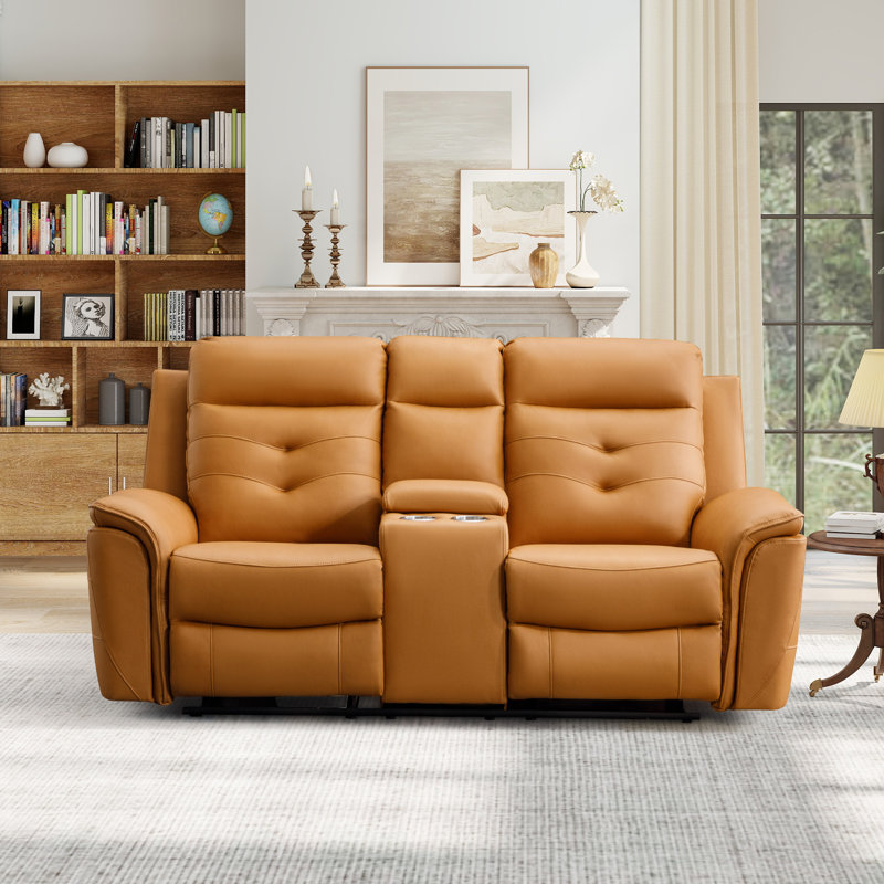 Alteo 2-Piece Power Reclining Living Room, Orange