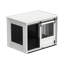 Cage pour chien Tucker Murphy Antique White Barn Door Furniture, grande taille-366446285-366446284