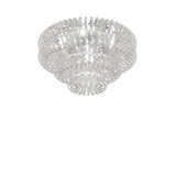 Ecos Ceiling Lamp 90 Crystal Striped Glass Matt Bronze 2 E26 Ul