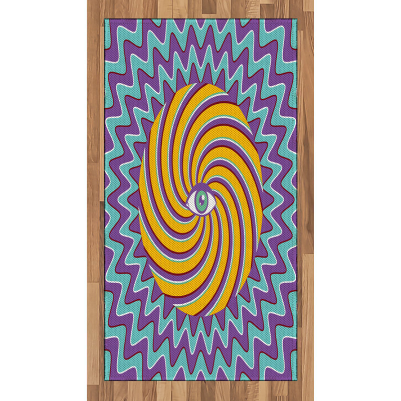 Vintage High Density Long Fiber Poly Threads Decorative Area Rug Carpet, Rectangle 2'7" x 5'