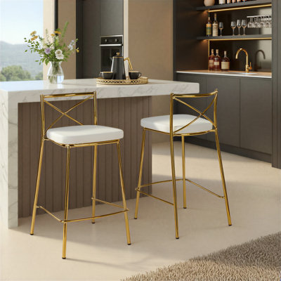 Tabouret de comptoir empilable 25 po Dannie