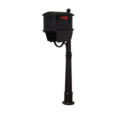 Aluminum Post Mounted Mailbox