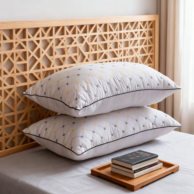 2 Pieces Of Hotel-Style Pillows And Skin-Friendly Suitable For Bedroom And Living Room
