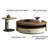 Retro style light luxury high-grade coffee table