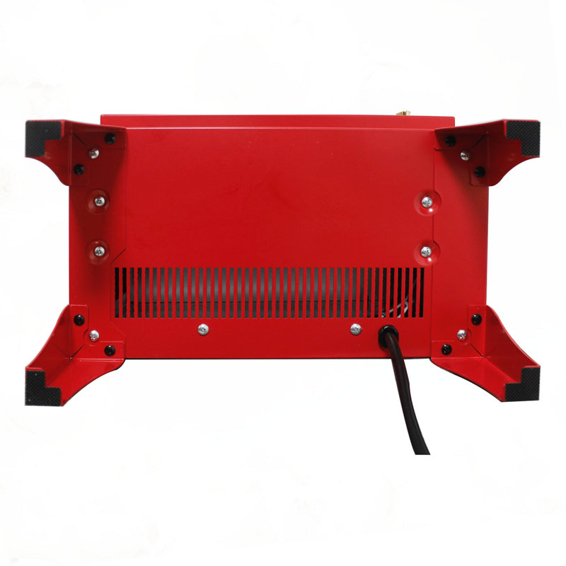17" Freestanding Electric Fireplace, Red