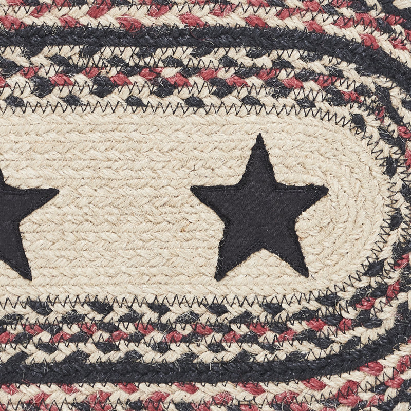 Aizik Geometric Round Table Runner, 8" x 24"