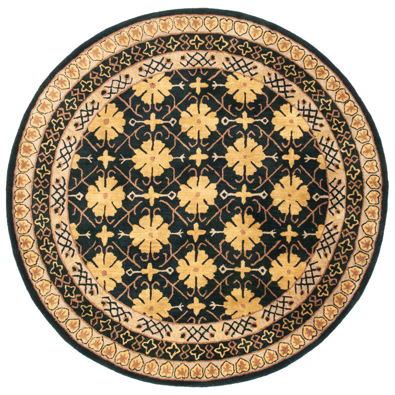 Tosca Classic Hand Tufted Wool Oriental Rug, Round 6'