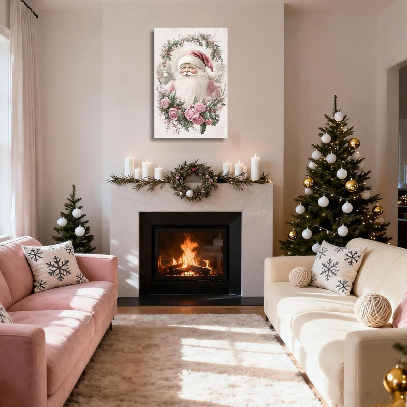 «Winter Xmas», art mural sur toile 24 po x 36 po