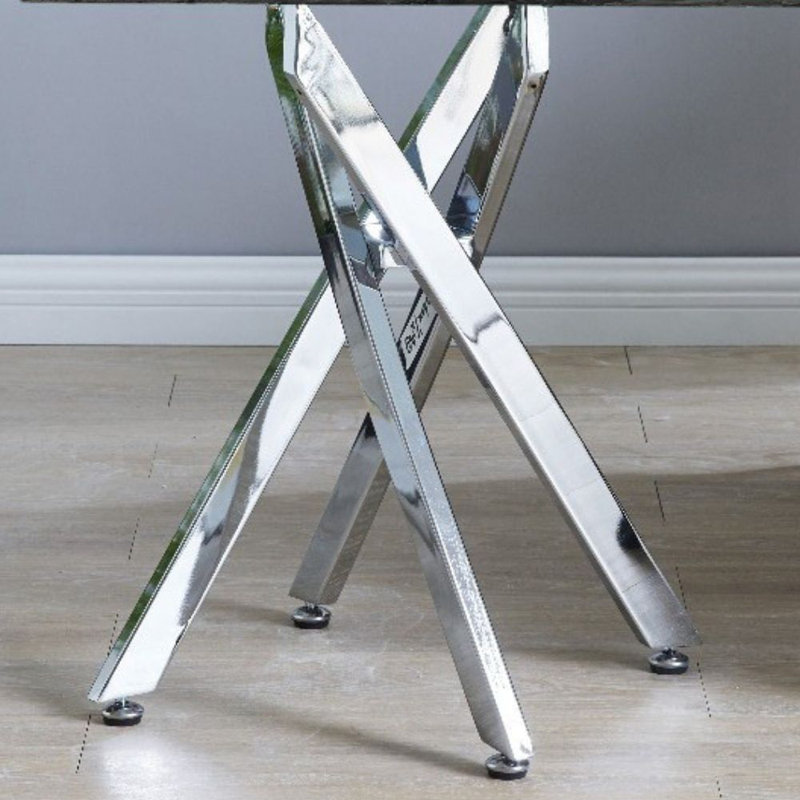 Table de bout Lenworth, Chrome chrome