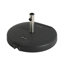  Base de parasol d'extérieur robuste de 133 lb avec roues et poignées Jacquelen, base en résine avec remplissage en béton-30689683