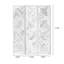 Paravent 3 panneaux en bois massif brun-171335792