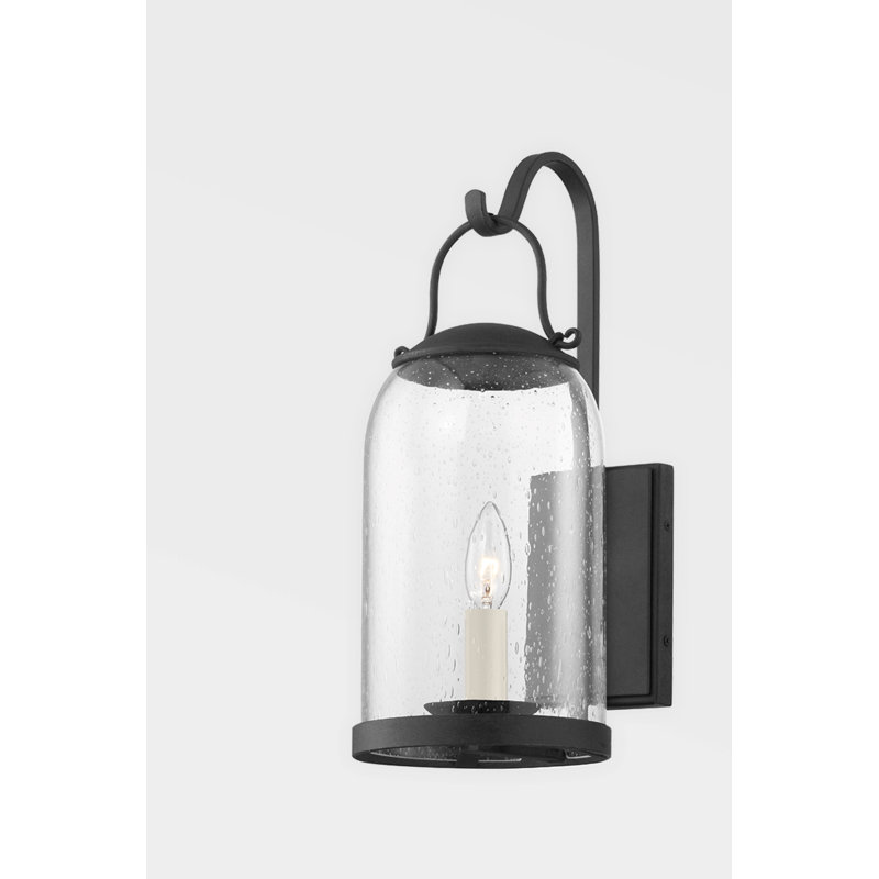Napa French Iron Outdoor Armed Sconce