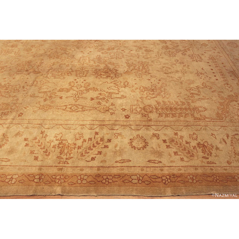 One-of-a-Kind Rectangle 12'10" x 14'4" Hand Knotted Area Rug
