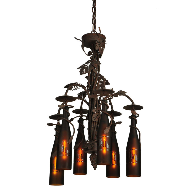 Rustic Lodge 6 - Light Chandelier